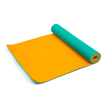 Premium custom private label eco friendly TPE yoga mat with double layer